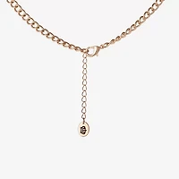 Juicy By Juicy Couture Gold Tone Halo Womens 16 Inch Collar Necklace