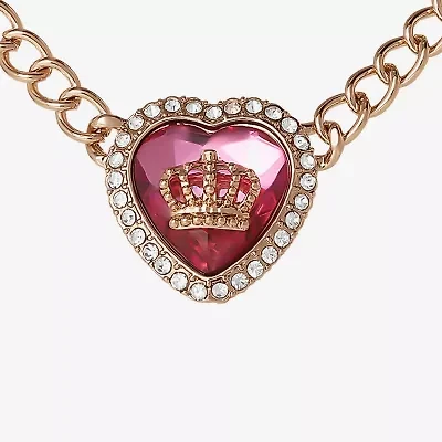 Juicy By Juicy Couture Gold Tone Halo Womens 16 Inch Collar Necklace