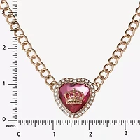 Juicy By Juicy Couture Gold Tone Halo Womens 16 Inch Collar Necklace