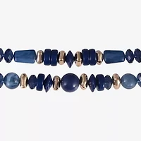 Mixit Gold Tone Womens 18 Inch Beaded Necklace