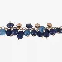 Mixit Gold Tone Womens 16 Inch Beaded Necklace