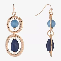 Mixit Gold Tone Womens Drop Earrings
