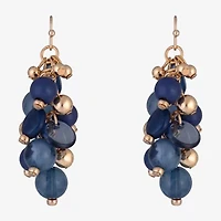 Mixit Gold Tone Womens Drop Earrings