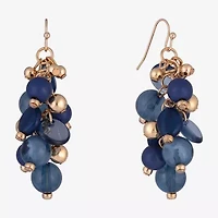 Mixit Gold Tone Womens Drop Earrings