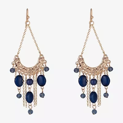 Mixit Gold Tone Womens Drop Earrings
