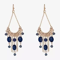 Mixit Gold Tone Womens Drop Earrings