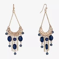 Mixit Gold Tone Womens Drop Earrings