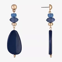 Mixit Gold Tone Womens Drop Earrings