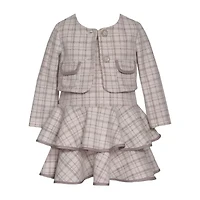 Bonnie Jean Baby Girls Plaid 2-pc. Dress Set