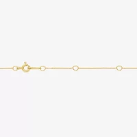 (H-I / I1) Womens 1/3 CT. T.W. Lab Grown Diamond 10K Gold Heart 18 Inch Pendant Necklace