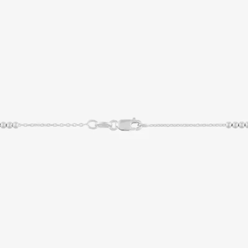 Made in Italy Womens Sterling Silver 18 Inch Cable Chain Necklace
