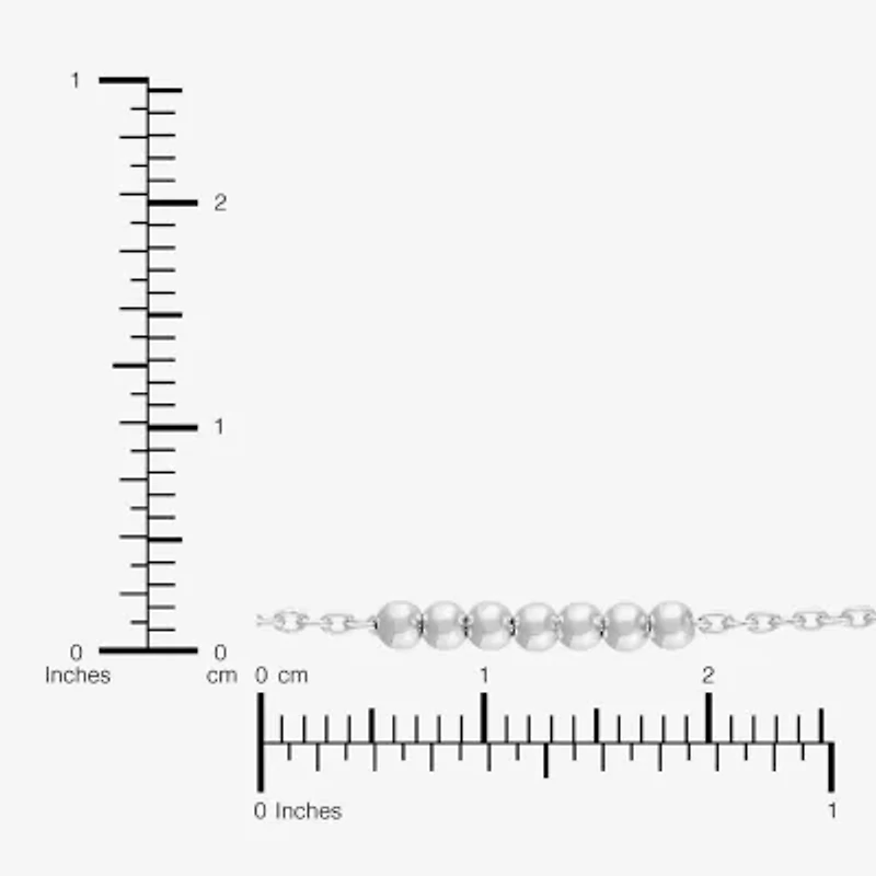 Made in Italy Womens Sterling Silver 18 Inch Cable Chain Necklace