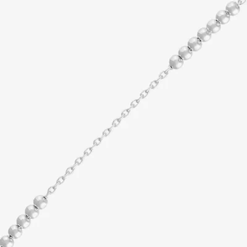 Made in Italy Womens Sterling Silver 18 Inch Cable Chain Necklace