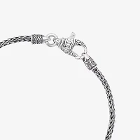 Bali Inspired Womens Genuine Multi Color Abalone Sterling Silver Butterfly Charm Bracelet