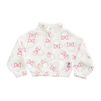 Disney Collection Little & Big Kid Girls Minnie Mouse Midweight Jacket