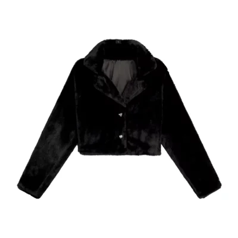 Knit Works Big Kid Girls Lightweight Coat