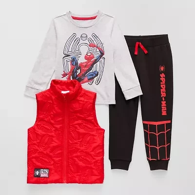 Toddler Boys Spiderman 3-pc. Pant Set