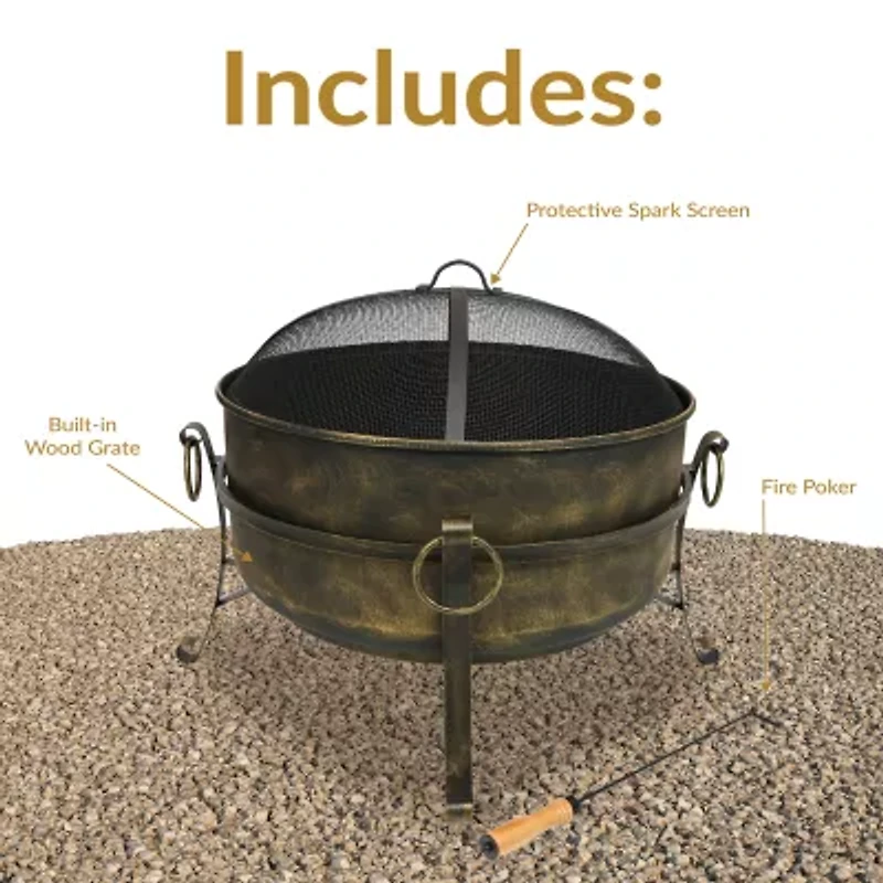 Sunnydaze Collection Weather Resistant Fire Pit