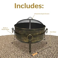 Sunnydaze Collection Weather Resistant Fire Pit