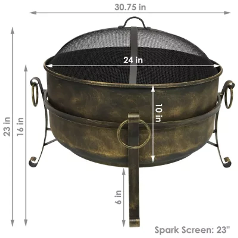 Sunnydaze Collection Weather Resistant Fire Pit