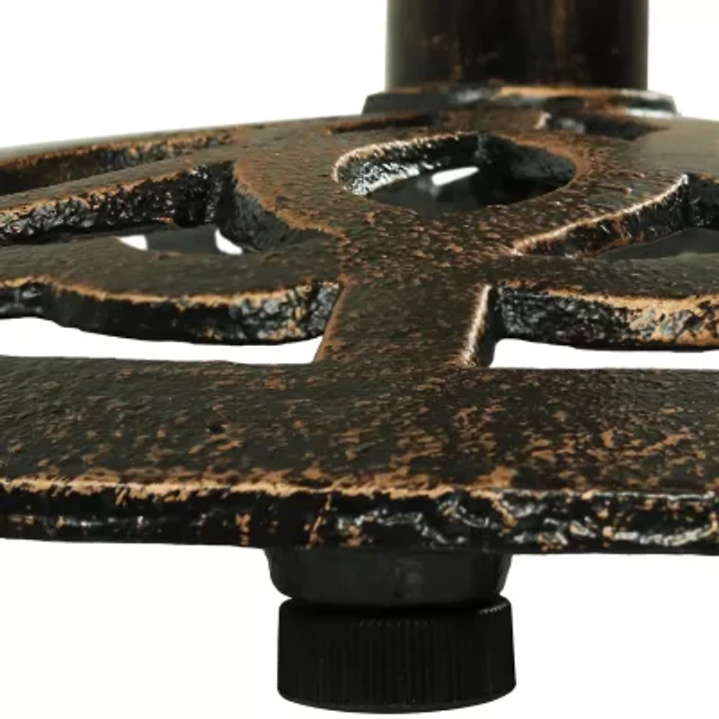 Round Bar Height Iron Table