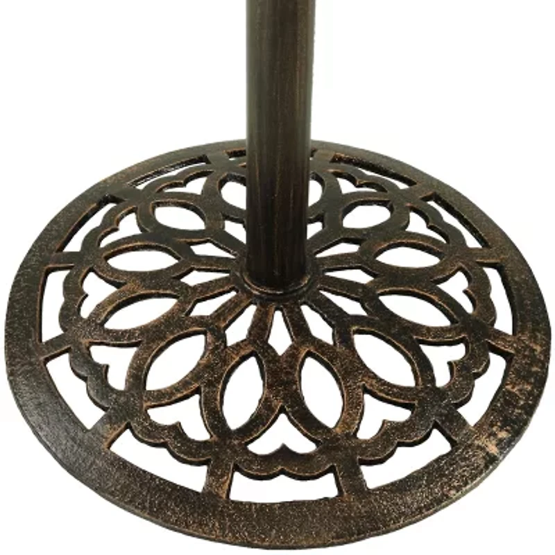 Round Bar Height Iron Table