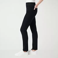 Gloria Vanderbilt Womens High Rise Straight Leg Jean