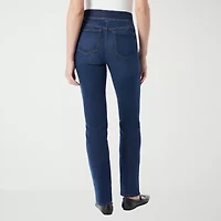 Gloria Vanderbilt No Womens High Rise Straight Leg Jean