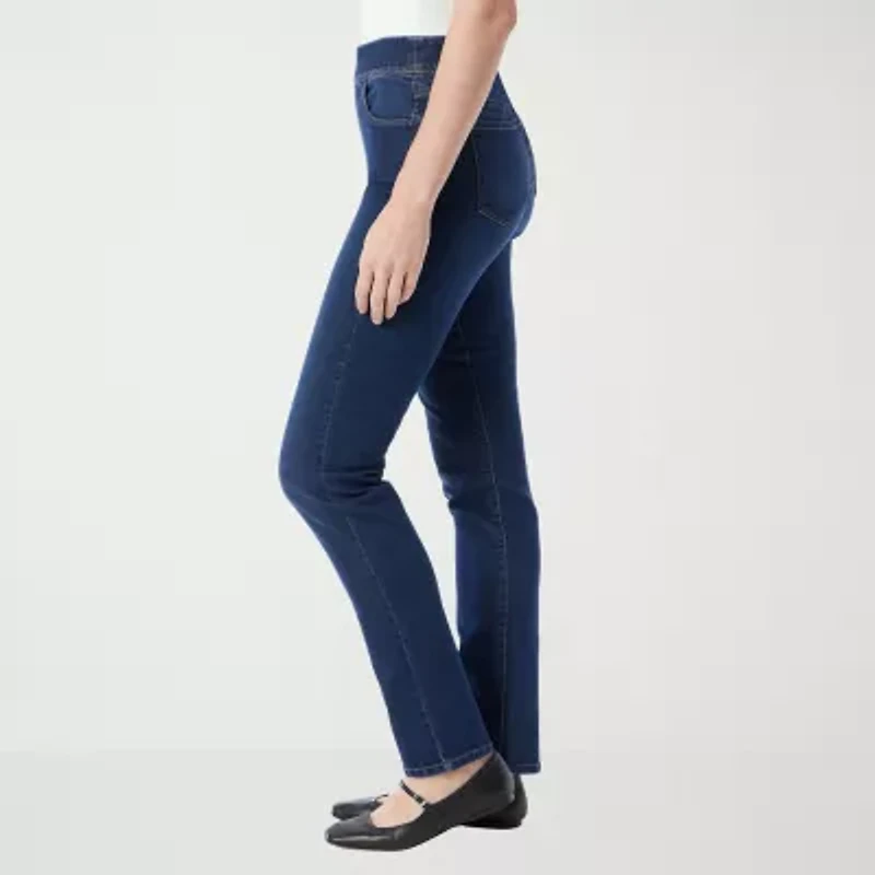 Gloria Vanderbilt No Womens High Rise Straight Leg Jean