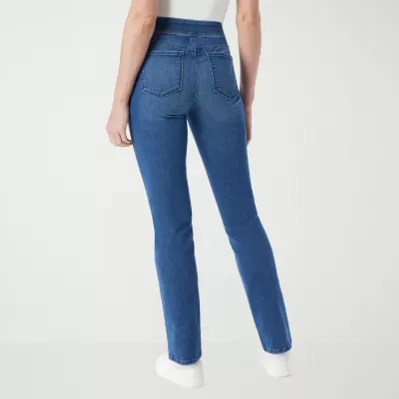 Gloria Vanderbilt Amanda Womens High Rise Slim Fit Jean