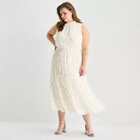 Sam And Jess Womens Plus Sleeveless Maxi Dress