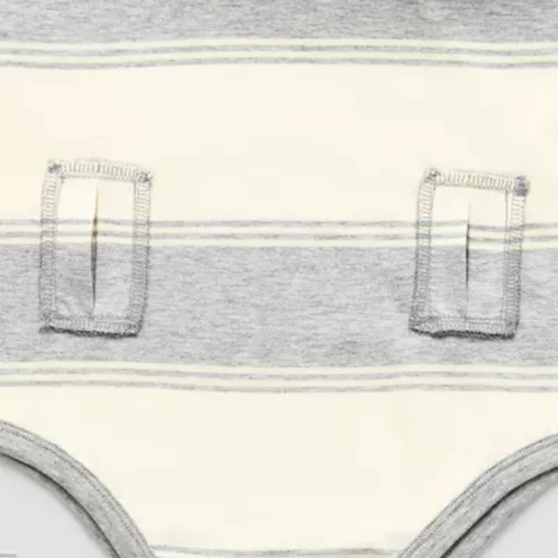 Thereabouts Little & Big Kid Boys Bodysuit Closure Easy-on + Easy-off Adaptive Crew Neck Short Sleeve