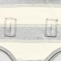 Thereabouts Little & Big Kid Boys Bodysuit Closure Easy-on + Easy-off Adaptive Crew Neck Short Sleeve