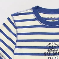 Thereabouts Little & Big Kid Boys Easy-on + Easy-off Hidden Access Opening Crew Neck Short Sleeve Adaptive Regular Fit Graphic T-Shirt