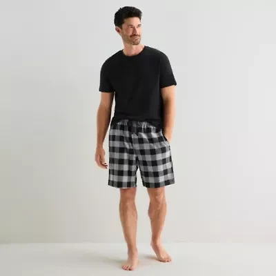 St. John's Bay Mens Flannel Pajama Shorts
