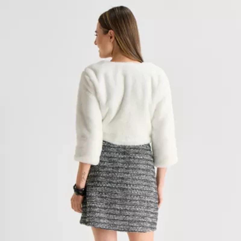 by&by Womens Juniors Midweight Coat