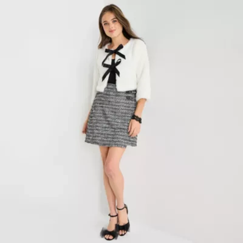 by&by Womens Juniors Midweight Coat