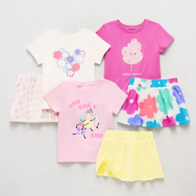 Okie Dokie Toddler & Little Girls -pc. Skort Set