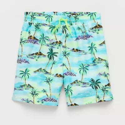 Thereabouts Little & Big Kid Boys Tie Dye Swim Trunks