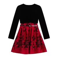 Knit Works Big Kid Girls Floral 2-pc. Dress Set