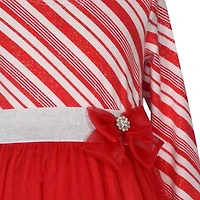 Bonnie Jean Little & Big Kid Girls Long Sleeve A-Line Dress