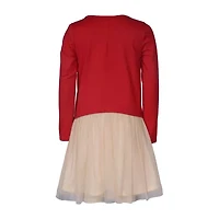 Bonnie Jean Little Girls Long Sleeve A-Line Dress