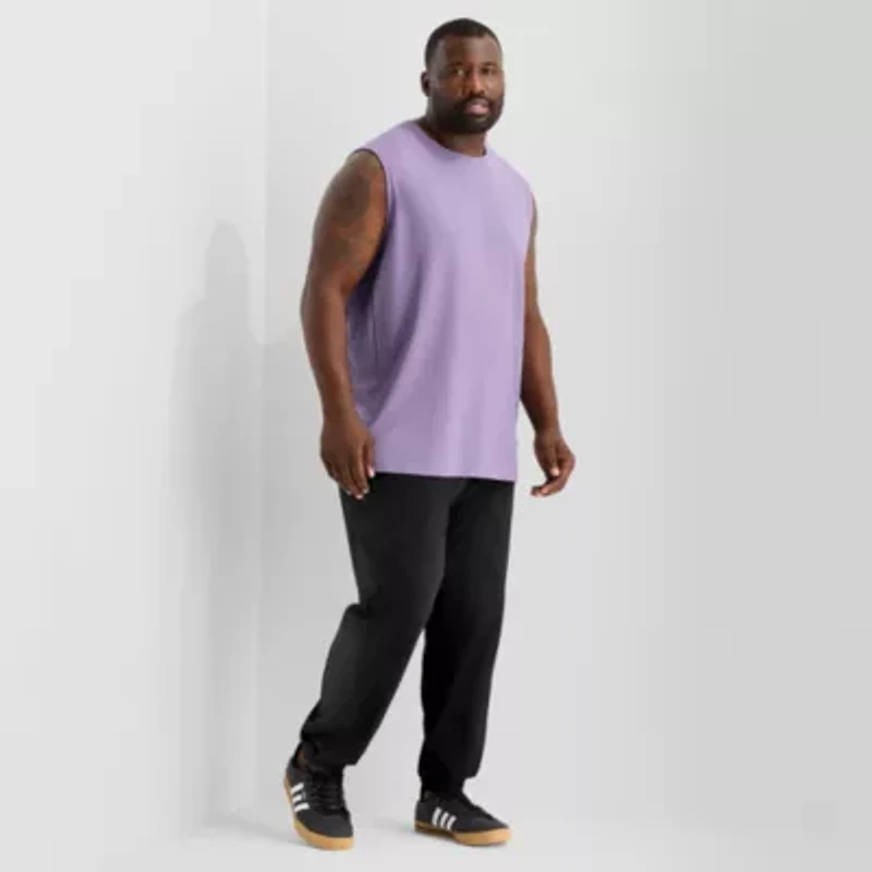 Shaquille O'Neal XLG Elevated Mens Crew Neck Sleeveless Athletic Muscle T-Shirt