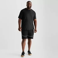 Shaquille O'Neal XLG Elevated Mens Crew Neck Short Sleeve Quick Dry Active Athletic T-Shirt