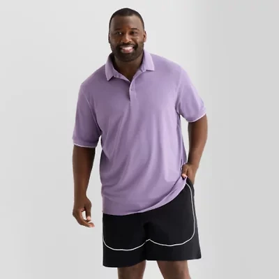 Shaquille O'Neal XLG Elevated Athletic Mens Regular Fit Short Sleeve Polo Shirt