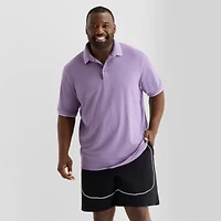 Shaquille O'Neal XLG Elevated Athletic Mens Regular Fit Short Sleeve Polo Shirt