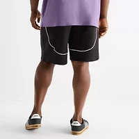 Shaquille O'Neal XLG Double Knit Pique 8" Mid Rise Big and Tall Workout Shorts