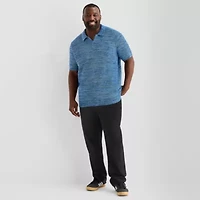 Shaquille O'Neal XLG™ Big and Tall Mens Short Sleeve Polo Sweater