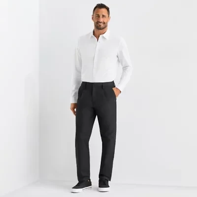 Stylus Mens Regular Fit Pleated Pant