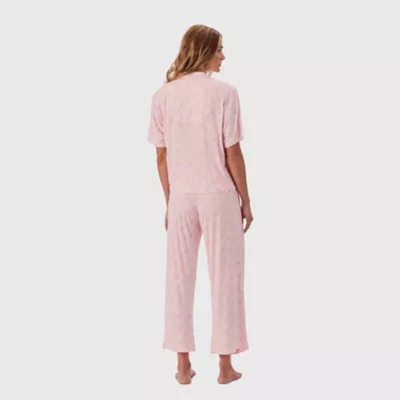 Martha Stewart Womens Short Sleeve 2-pc. Pajama Sets